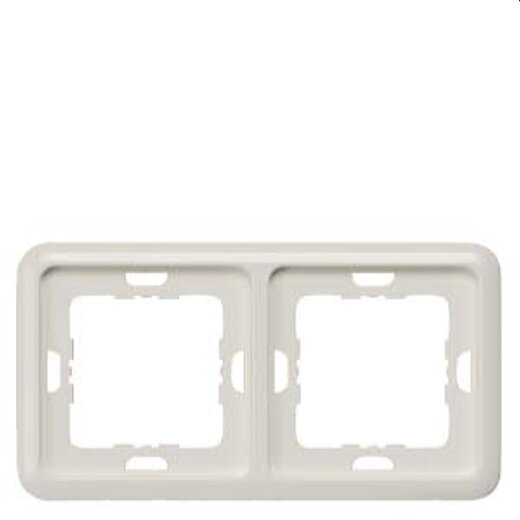 Siemens Rahmen 2fach titanweiss 5TG1812