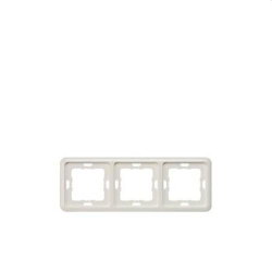 Siemens Rahmen 3fach silber 5TG1773