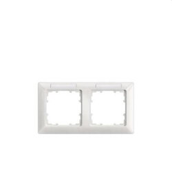 Siemens Rahmen 2fach titanweiss waagerecht 5TG2552-1