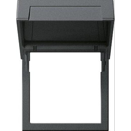 Gira Montagerahmen 265828 Klappdeckel System 55 anthrazit
