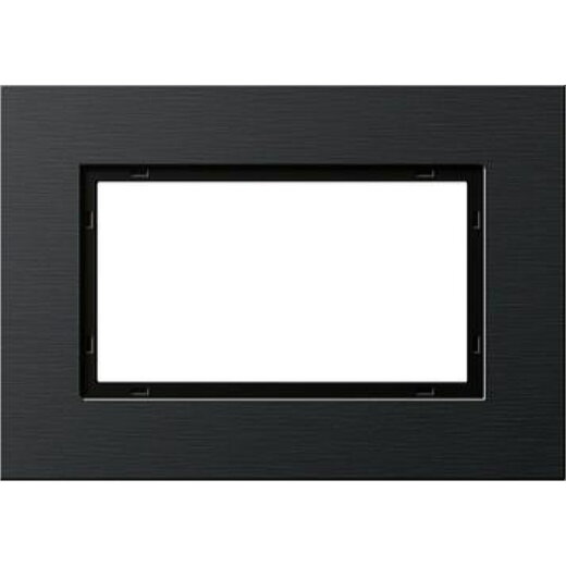 Gira Rahmen 1001126 1,5fach Esprit Aluminium schwarz