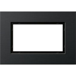 Gira Rahmen 1001126 1,5fach Esprit Aluminium schwarz