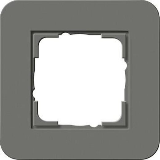 Gira Rahmen 0211413 1fach E3 Dunkelgrau/Reinweiss