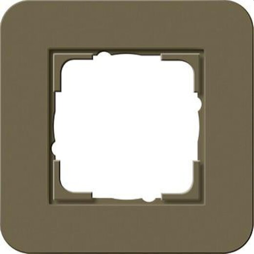 Gira Rahmen 0211416 1fach E3 Umbra/Reinweiss