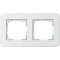 Gira Rahmen 0212410 2fach E3 Reinweiss/Reinweiss