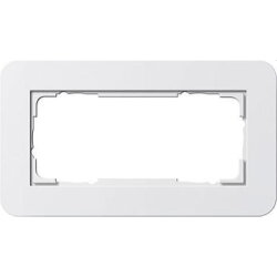 Gira Rahmen 1002410 2fach E3 Reinweiss/Reinweiss