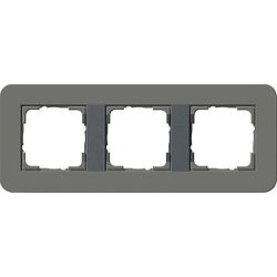 Gira Rahmen 0213423 3fach E3 Dunkelgrau/Anthrazit