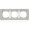 Gira Rahmen 0213412 3fach E3 Grau/Reinweiss