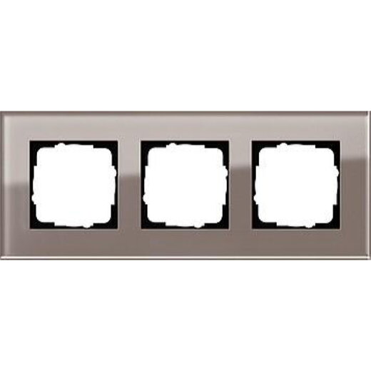 Gira Rahmen 0213122 3fach Esprit Glas Umbra