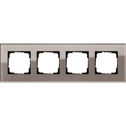 Gira Rahmen 0214122 4fach Esprit Glas Umbra