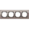 Gira Rahmen 0214122 4fach Esprit Glas Umbra
