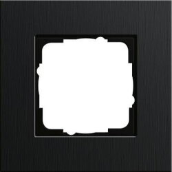 Gira Rahmen 0211126 1fach Esprit aluminium schwarz
