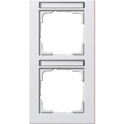 Gira Rahmen 110222 2fach BSF senk E2 rw matt