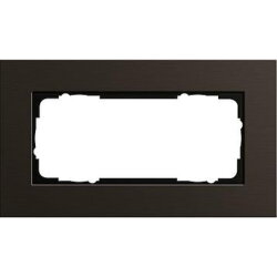 Gira Rahmen 1002127 2fach Esprit Aluminium Braun