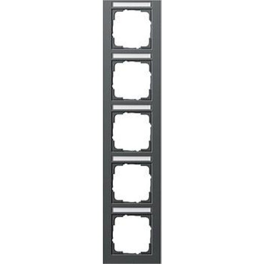 Gira Rahmen 111523 5fach BSF senkr. E2 anthrazit
