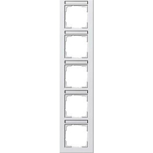 Gira Rahmen 111522 5fach BSF senk E2 rw matt