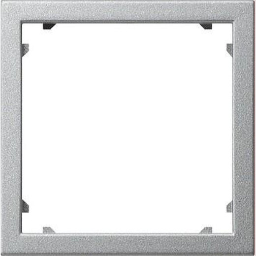 Gira Adapterrahmen 028326 45x45 quad System 55 Farbe Alu