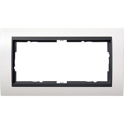 Gira Rahmen 100207 2fach +ZR ant Event rw matt