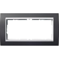 Gira Rahmen 1002328 2fach o.M. ZR rw Event anthrazit