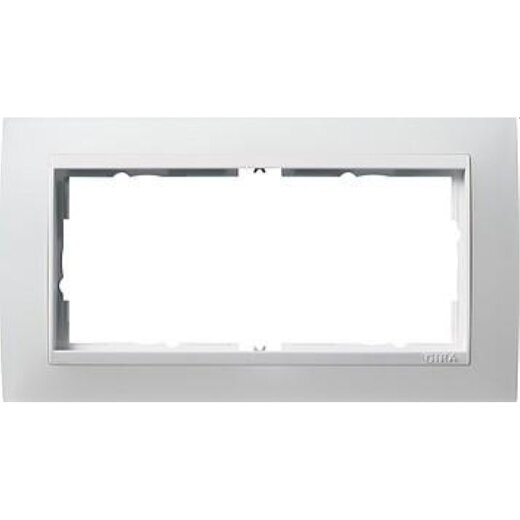 Gira Rahmen 1002334 2fach ZR rw Event Opak weiss