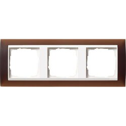 Gira Rahmen 0213331 3fach ZR rw Event Opak dkl.braun