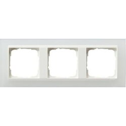 Gira Rahmen 0213334 3fach + ZR rw Event Opak weiss