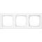 Gira Rahmen 071322 3fach durchg beschreib E2 Klar/rw