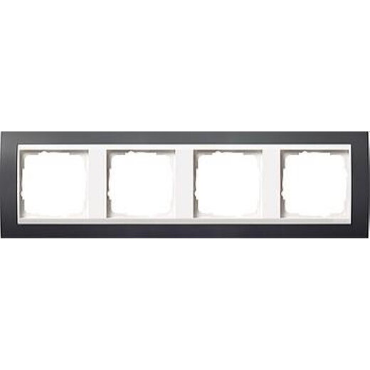 Gira Rahmen 0214328 4fach + ZR rw Event anthrazit