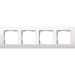 Gira Rahmen 0214327 4fach ZR rw Event reinweiss matt