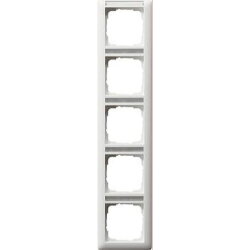 Gira Rahmen 111527 5fach BSF senk Standard 55 rw m