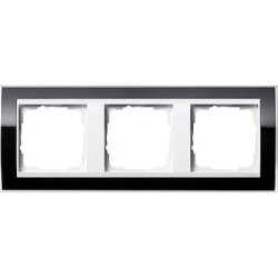 Gira Rahmen 0213733 3fach + ZR rw Event Klar schwarz
