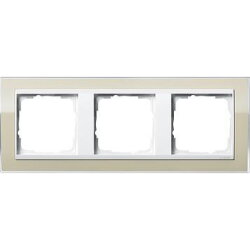 Gira Rahmen 0213773 3fach + ZR rw Event Klar Sand