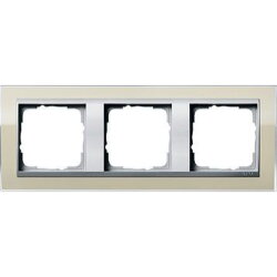 Gira Rahmen 0213776 3fach + ZR Alu Event Klar Sand