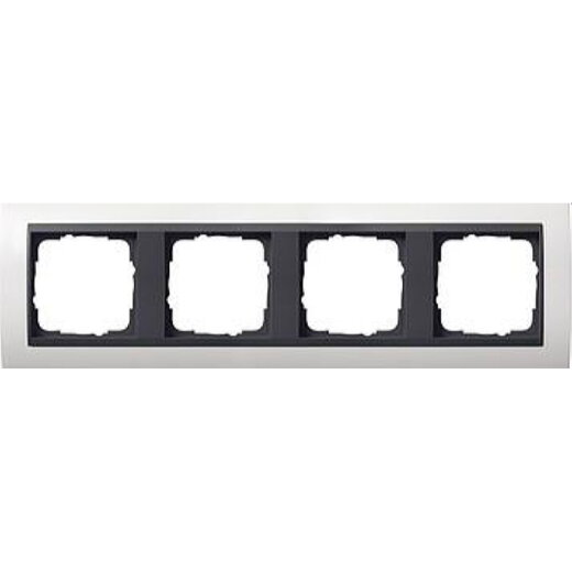 Gira Rahmen 0214808 4fach + ZR Anth Event reinweiss