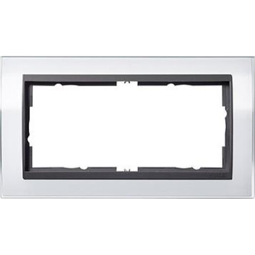 Gira Rahmen 1002728 2fach ZR ant Event Klar weiss