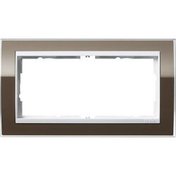 Gira Rahmen 1002763 2fach ZR rw Event Klar Braun