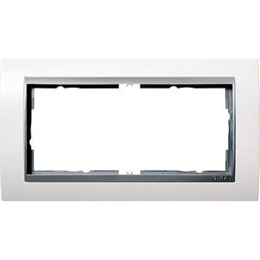 Gira Rahmen 1002806 2fach ZR Alu Event rw