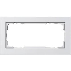 Gira Rahmen 100222 2fach o.M. E2 reinweiss matt