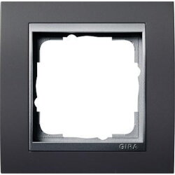 Gira Rahmen 021181 1fach + ZR Alu Event anthrazit