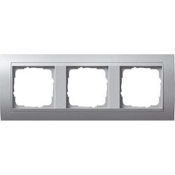 Gira Rahmen 021336 3fach + ZR Alu Event Farbe Alu