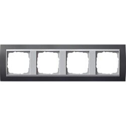 Gira Rahmen 021481 4fach + ZR Alu Event anthrazit