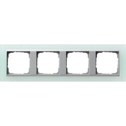 Gira Rahmen 021451 4fach + ZR Alu Event Opak Mint