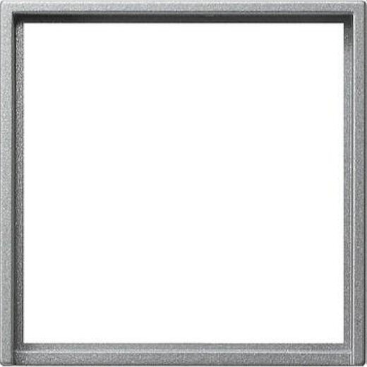 Gira Adapterrahmen 028226 50x50 quad System 55 Farbe Alu