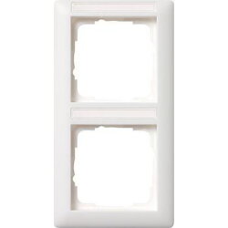 Gira Rahmen 110227 2fach BSF senk Standard 55 rwmatt