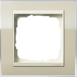 Gira Rahmen 0211771 1fach + ZR cw Event Klar Sand