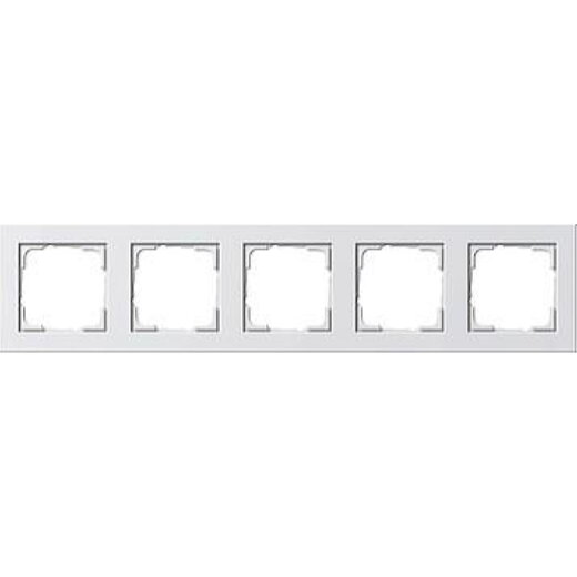 Gira Rahmen 021522 5fach E2 reinweiss matt
