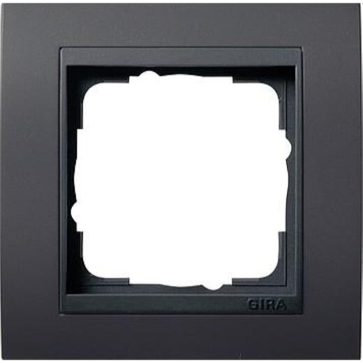 Gira Rahmen 021108 1fach + ZR Anth Event anthrazit