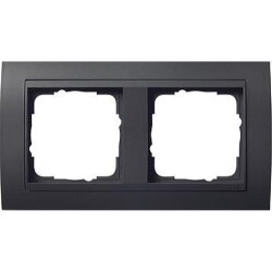 Gira Rahmen 021208 2fach + ZR Anth Event anthrazit