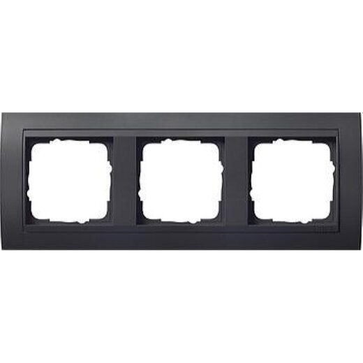 Gira Rahmen 021308 3fach + ZR Anth Event anthrazit