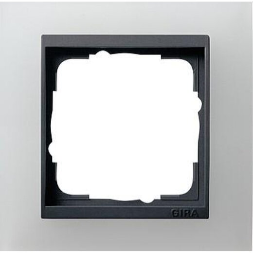 Gira Rahmen 021124 1fach + ZR Anth Event Opak weiss